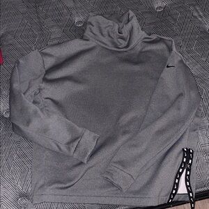 Nike Men's Dark Gray Turtleneck Sweater